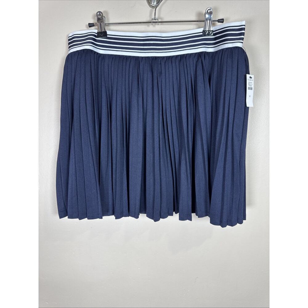 NWT Talbots Womens Tennis Skort Skirt Pleated Navy Blue Preppy Activewear
